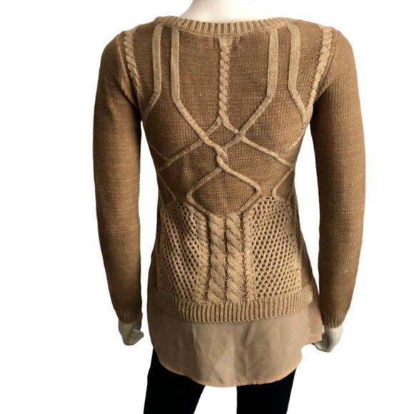 Papercut Clothing Brown Sweater Blouse XSmall - Picture 6 of 7